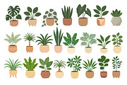 Houseplant set, a Decorative Illustration by ananastya (Thumbnail 2 of 3)