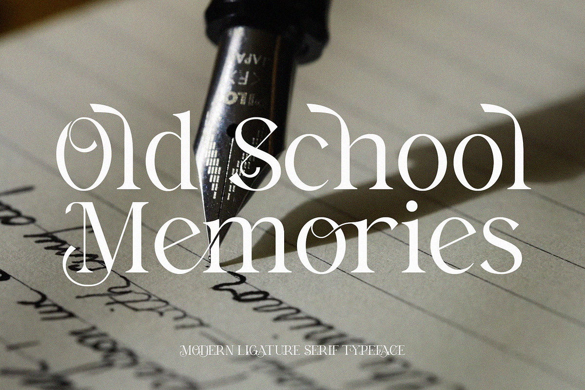 Making Standing - Ligature Typeface, a Serif Font by Graphicxell (Photo 13 of 15)