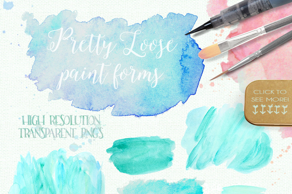 SALE: Epic Designer Watercolor Kit, a Texture Illustration by WeLivedHappilyEverAfter (Photo 2 of 6)