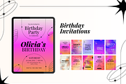 30 Gradient Invitation Template, a Templates & Theme by TemplateCastleStore (Thumbnail 7 of 10)
