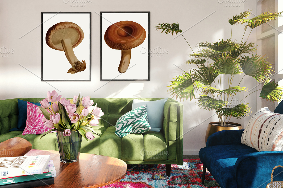 Vintage Mushrooms & Snails Clip Art, an Animal Illustration by Patterns for Dessert (Photo 6 of 6)