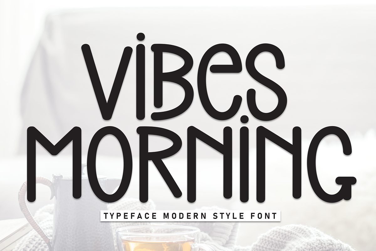 Vibes Morning | Script Font, a Script Font by Scratchones (Photo 1 of 8)