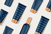 24 blue textile minimal patterns, a Pattern Graphic by ExpressShop (Thumbnail 5 of 6)
