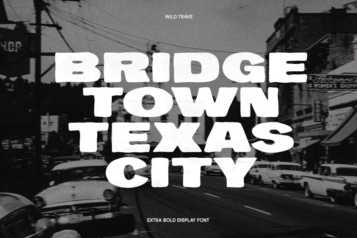 Wild Trave Nostalgic Bold Sans, a Sans Serif Font by Letterhend Studio (Photo 2 of 12)