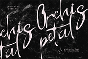OrchisPetal | A Ink Script Font, a Script Font by Berdansabersama (Thumbnail 1 of 9)