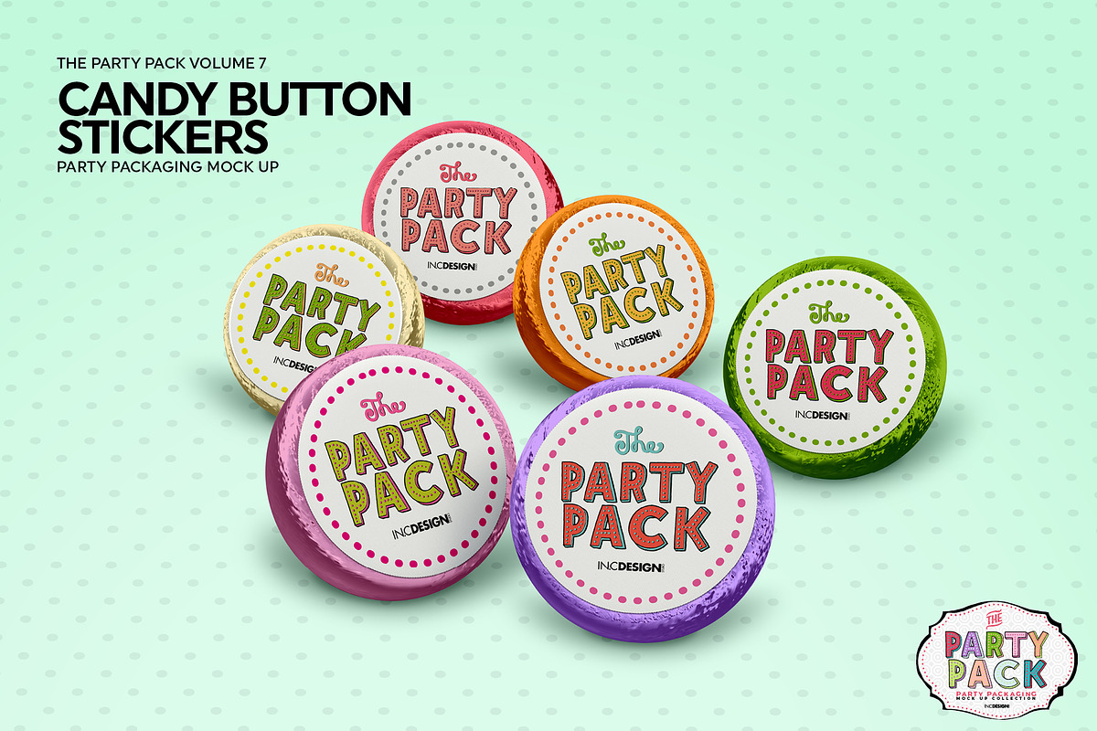 Vol.7 Party Packaging Mockups, a Packaging Mockup by INCDesign (Photo 14 of 18)