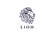 Lion Leaf Leaves Logo Template, a Branding & Logo Template by yopie (Thumbnail 3 of 3)