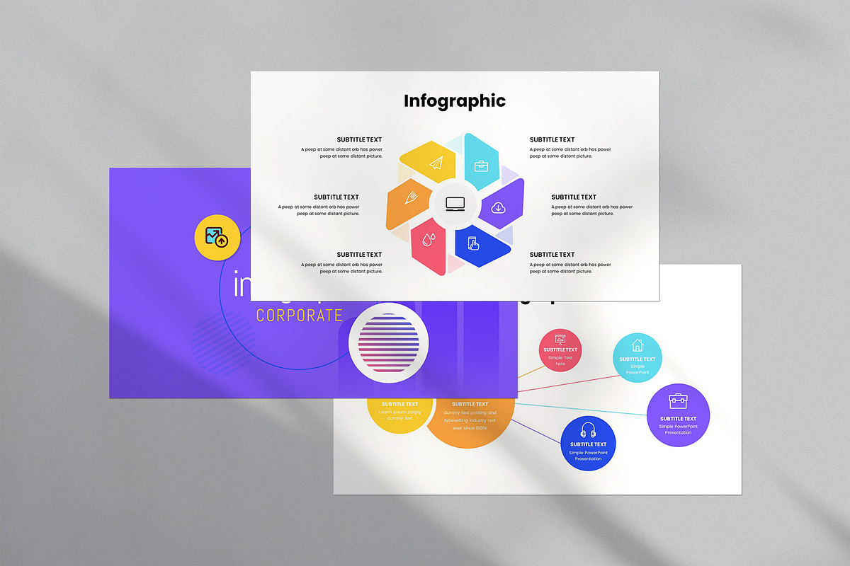 Infographic Template, a Presentation Template by CreativeSlides