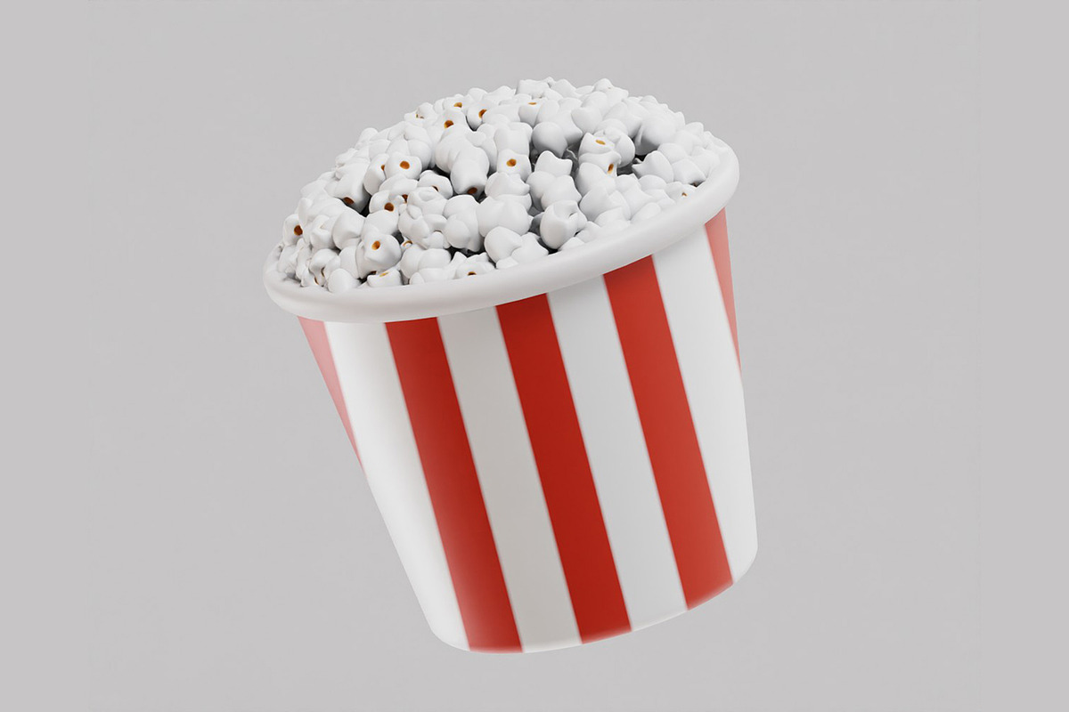 Popcorn buckets, an Object 3D Model by fahad121 (Photo 6 of 6)