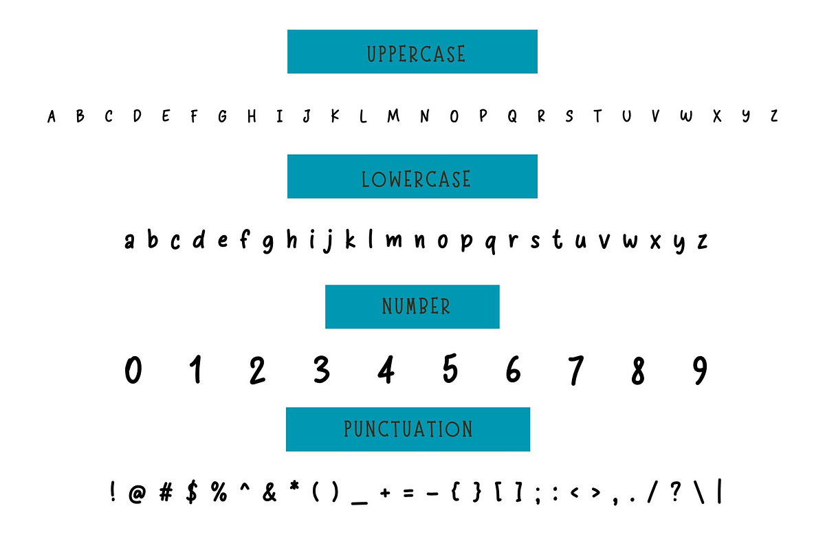 Shake is a cute handwritten font, a Handwritten Font by Brown Cupple (Photo 4 of 6)