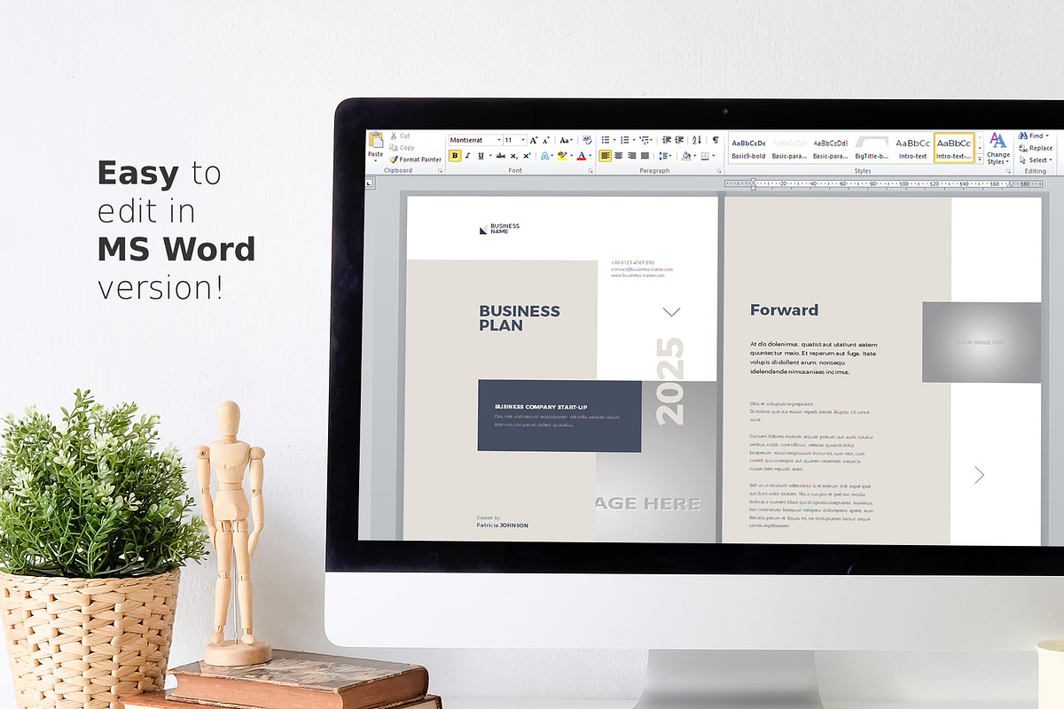 Canva Business Plan, a Brochure Template by Sabin (Photo 6 of 6)