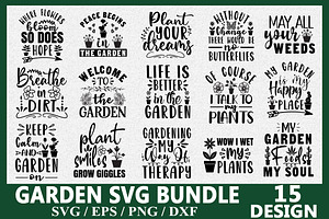 Garden SVG Bundle