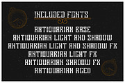 Antiquarian label typeface, a Symbol Font by Heather_insane (Thumbnail 5 of 6)