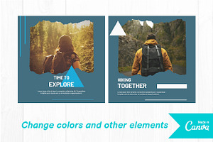 Adventure Instagram Feed Canva