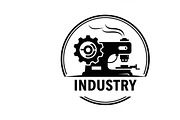 Bold industrial machine silhouette, an Illustration by Amazin_art (Thumbnail 10 of 31)