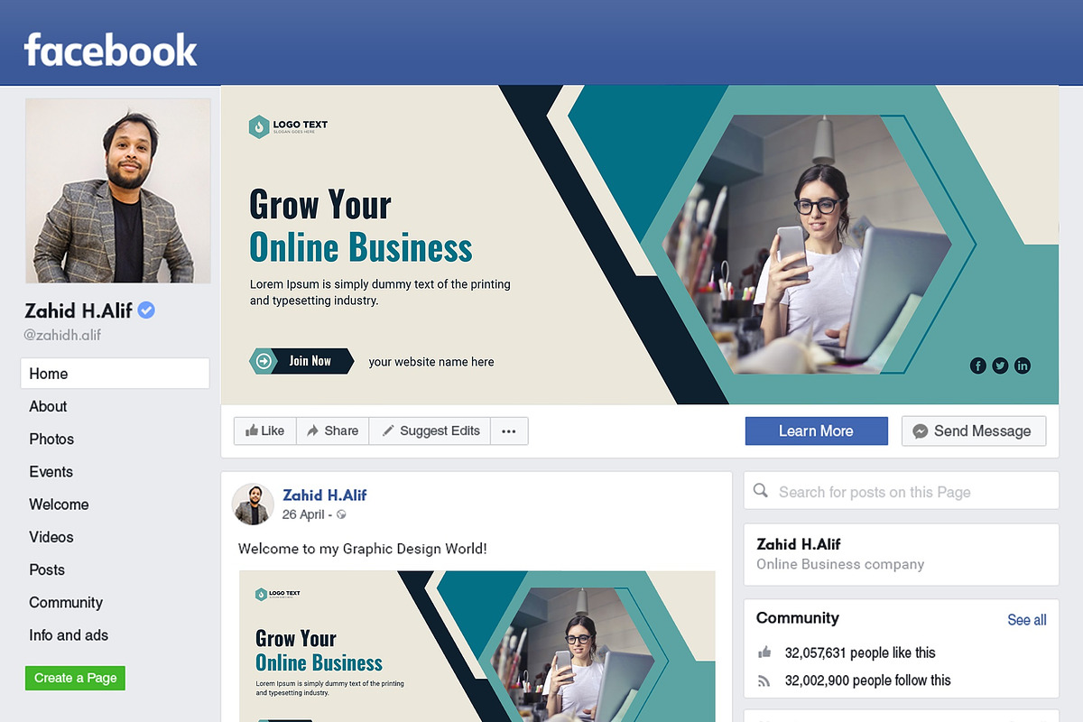 Social Media Facebook Cover Banner preview 2