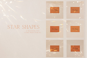 Rainbow Star Shapes | Prism Overlays