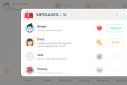 GUI - Mono Round, an UI Kit Template by LAYERLAB (Thumbnail 20 of 32)