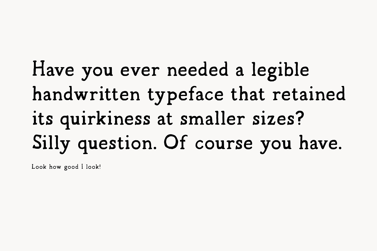 JIMMY Serif Pro - Handwritten Serif, a Serif Font by Tom Chalky (Photo 5 of 6)