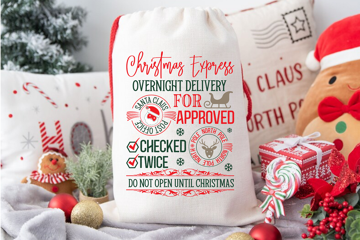 Santa Sack SVG Bundle, an Object Graphic by Regulrcrative (Photo 3 of 7)