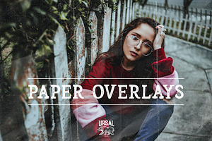 Wrinkle & Fold Paper Texture Overlay