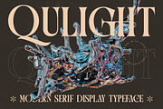 Qulight Modern Serif Display, a Serif Font by timelesstype.co (Thumbnail 1 of 20)