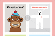 Printable Valentines – Set One, a Templates & Theme by The Fox Shop (Thumbnail 2 of 3)