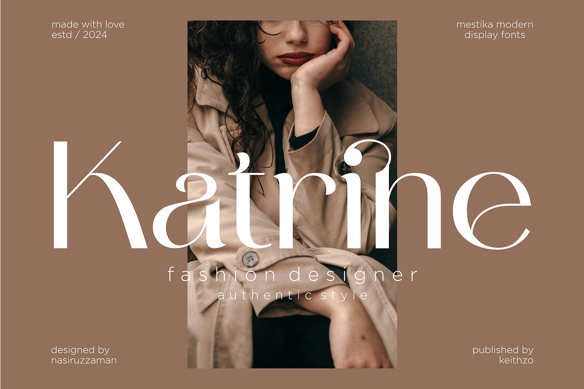 Mestika - Elegant Display Font, a Serif Font by Keithzo (Photo 4 of 11)