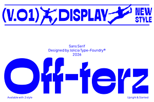Off-terz | Wide Ink Trap Display