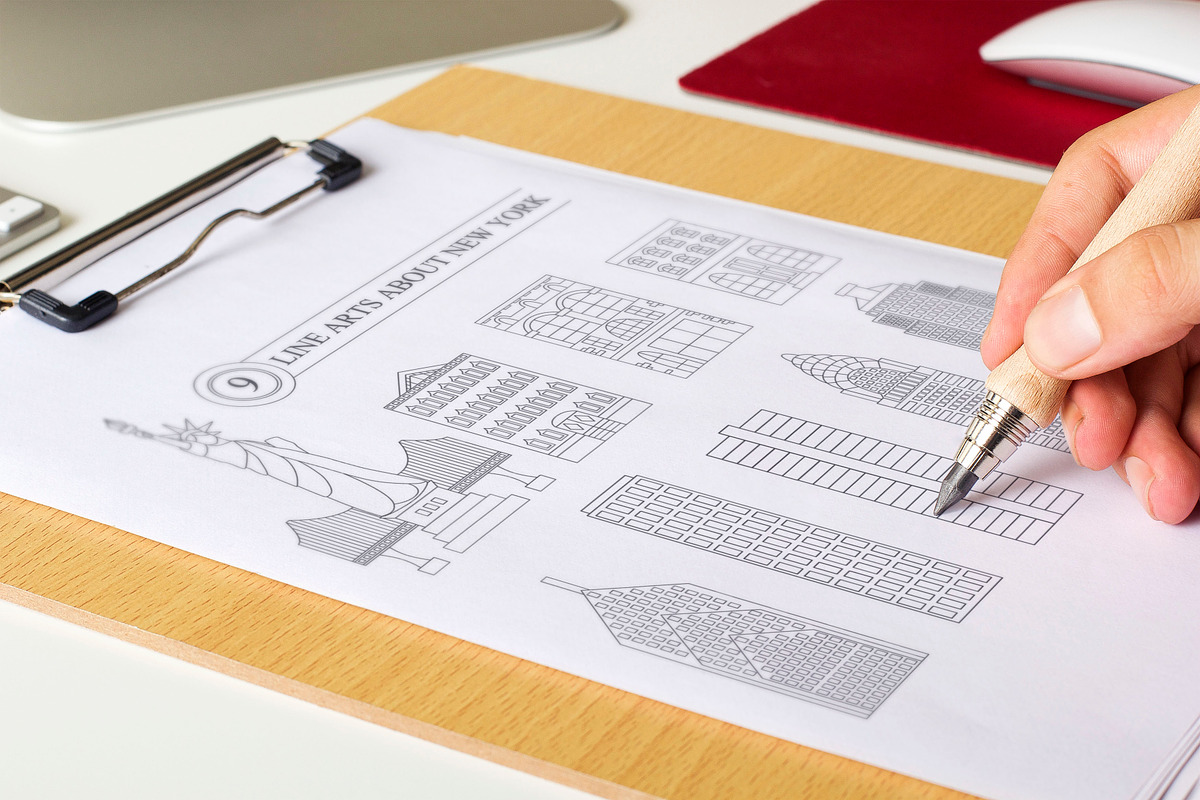 Collection of cities line art, a Graphic by Lana Samokhina (Photo 10 of 16)