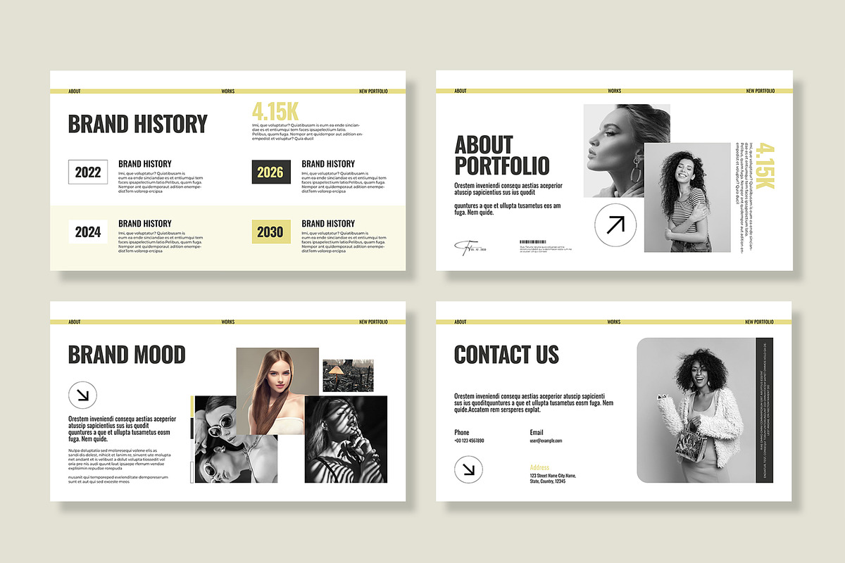 Portfolio Presentation Template, a Presentation Template by MightyDesign (Photo 5 of 8)