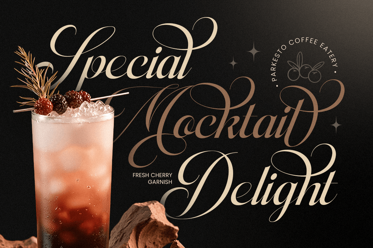 Amoura - Elegant Luxury Script Font, a Script Font by Sensatype (Photo 7 of 13)