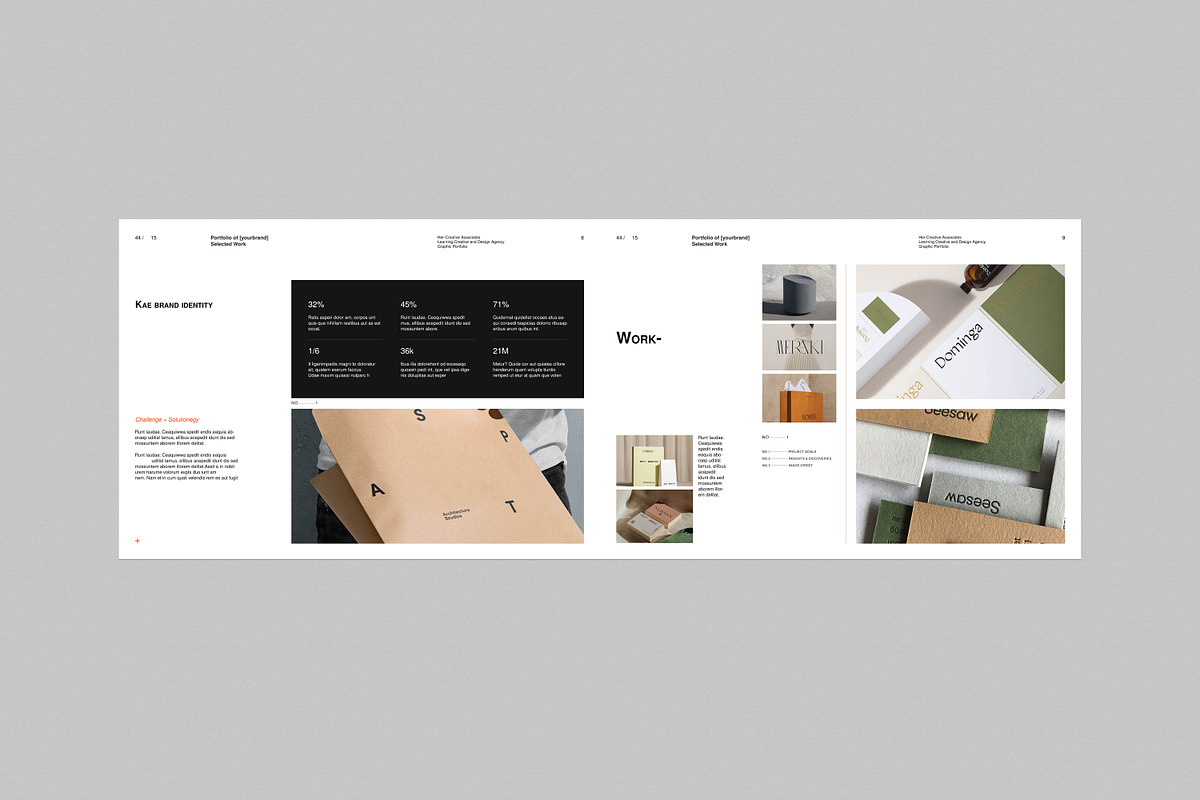 Portfolio Template, a Brochure Template by S A N D Y (Photo 3 of 10)