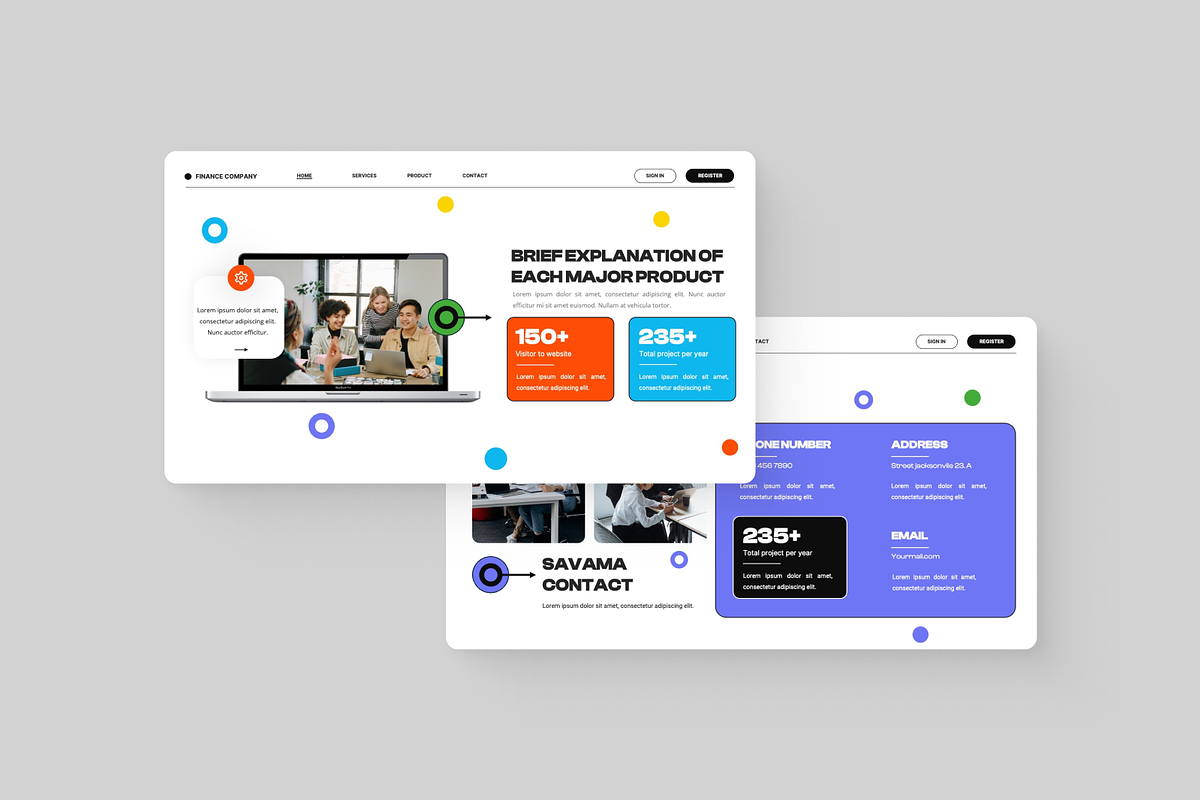 Finance Company Creative Keynote, a Presentation Template by Annora Studio (Photo 3 of 5)