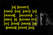 Metallon - Metal Decorative, a Blackletter Font by Indotype Foundry (Thumbnail 3 of 10)