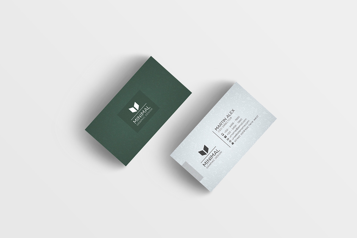 Minimal Business Card, a Business Card Template by Creative_Arts (Photo 4 of 6)