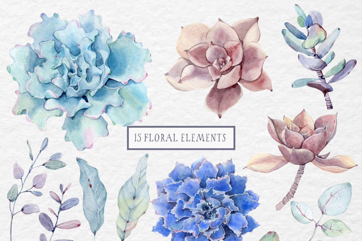 GEMSTONES watercolor collection, an Illustration by Lemaris (Photo 3 of 8)
