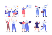 Big Vector set of people characters, a Person Illustration by Vector_Art (Thumbnail 16 of 25)