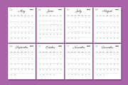 Calendar Planner Canva Template, a Design Template by Spark Design (Thumbnail 2 of 3)