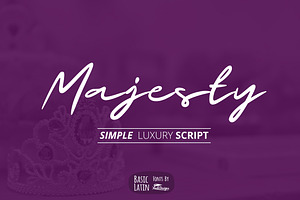 Majesty Luxury Font, a Script Font by YandiDesigns