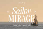 Sailor Mirage | 16 Fonts, a Serif Font by Skinny Type (Thumbnail 1 of 15)