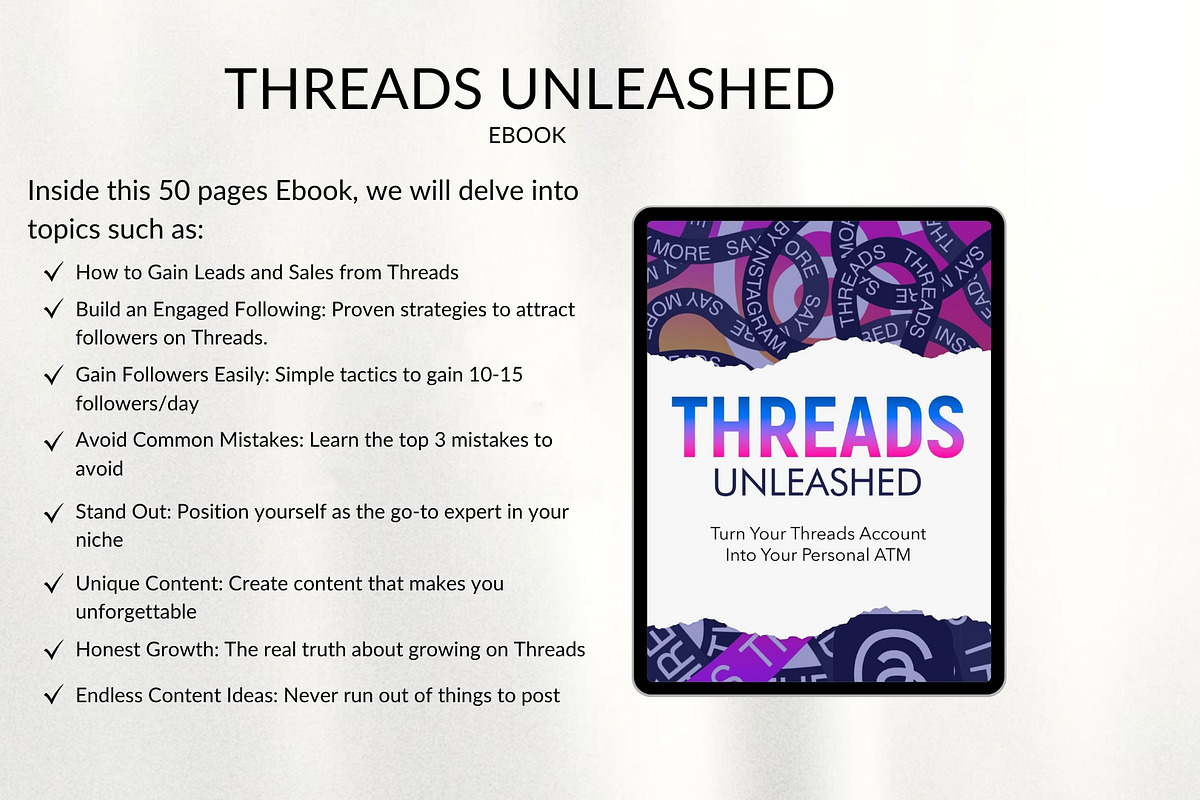 AI + Threads bundle mrr plr books, a Magazine Template by CopertiniStudio (Photo 6 of 10)