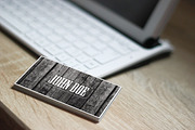 Clean Wood Business Card, a Business Card Template by Konakchiev (Thumbnail 3 of 3)