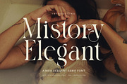 Mistory Elegant Serif Font, a Serif Font by Graphicxell (Thumbnail 1 of 8)