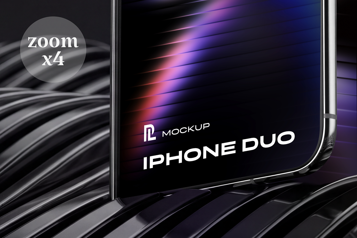iPhone Duo Mockup, an iPhone Mockup by PopotLane (Photo 3 of 4)