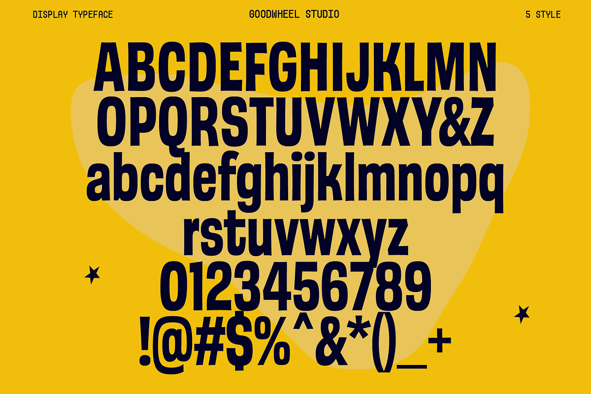 GW Swingstar, a Sans Serif Font by Goodwheel Studio (Photo 9 of 13)