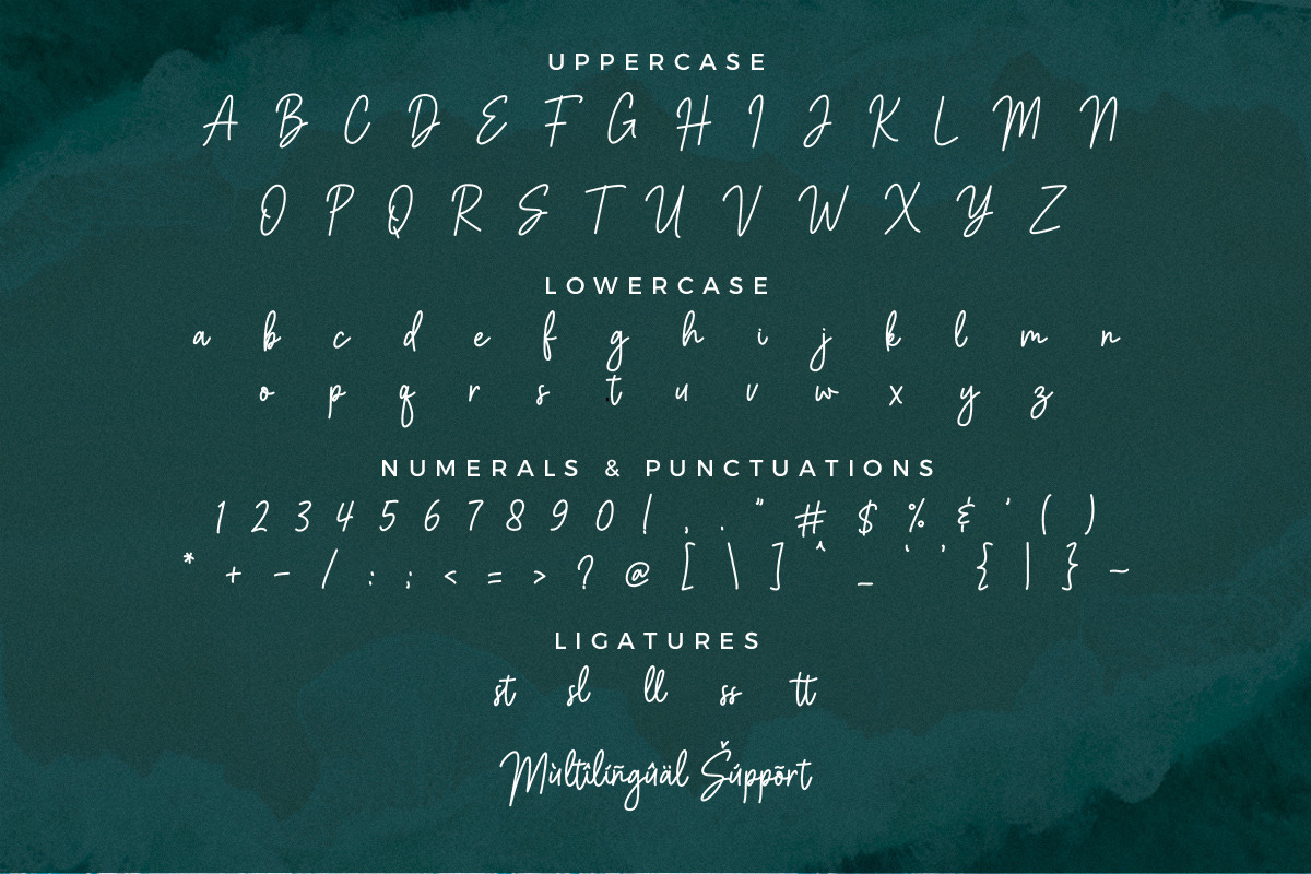 Balistany Signature Font, a Script Font by Multype Studio (Photo 6 of 7)