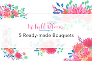 In Full Bloom: Floral Design ClipArt, a Graphic by SunnyHunny (Thumbnail 4 of 6)