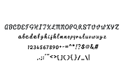 Peacy - Modern Typeface, a Serif Font by Made by Cap (Thumbnail 2 of 5)
