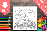 Space Adventure Coloring Pages Kids, a Technology Illustration by LA Design (Thumbnail 5 of 10)